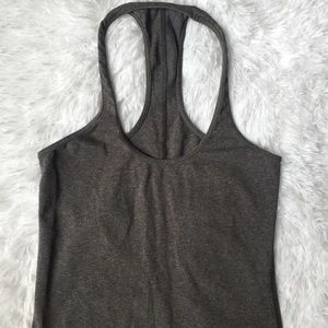 🔥LULULEMON🔥 PRICE CUT GRAY SCRUNCH-BACK TANK TOP